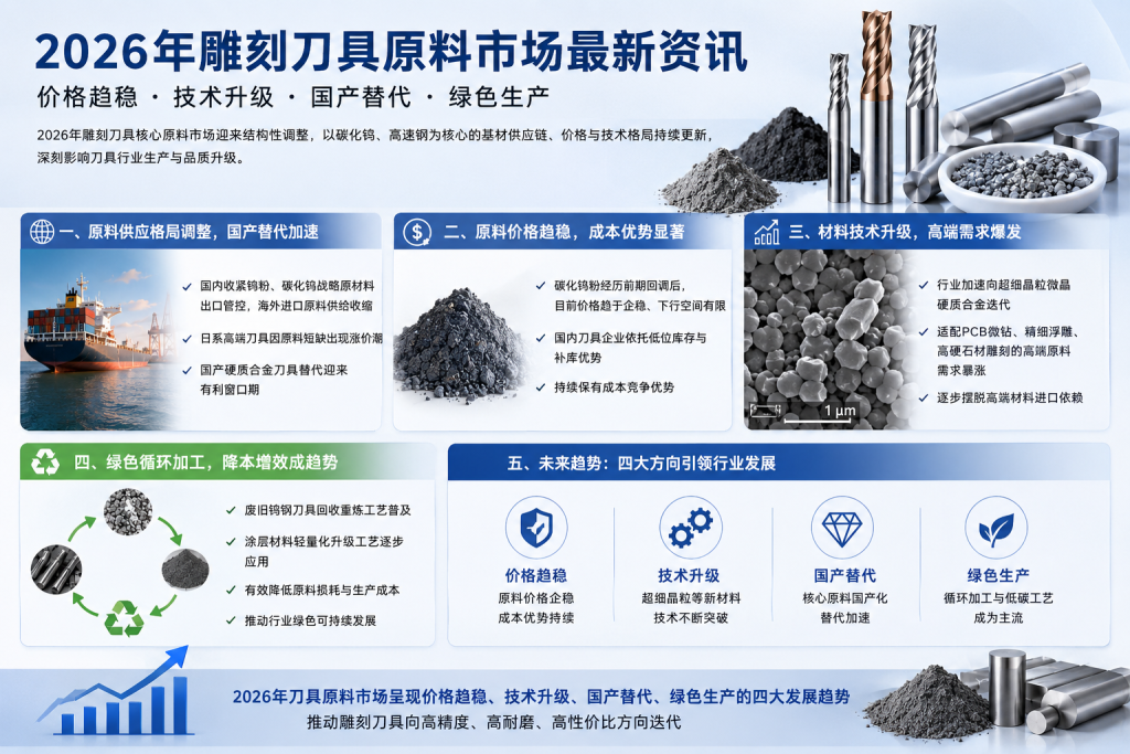 Raw material market trends for carving tools in 2026