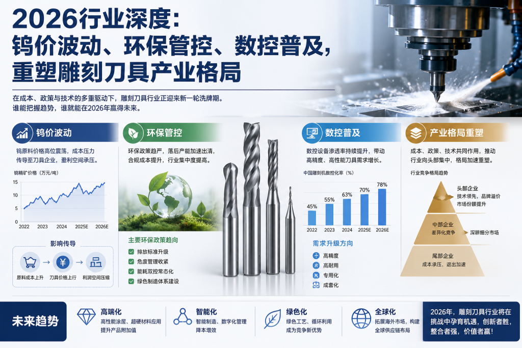 Tungsten prices and carving tool market transformation in 2026