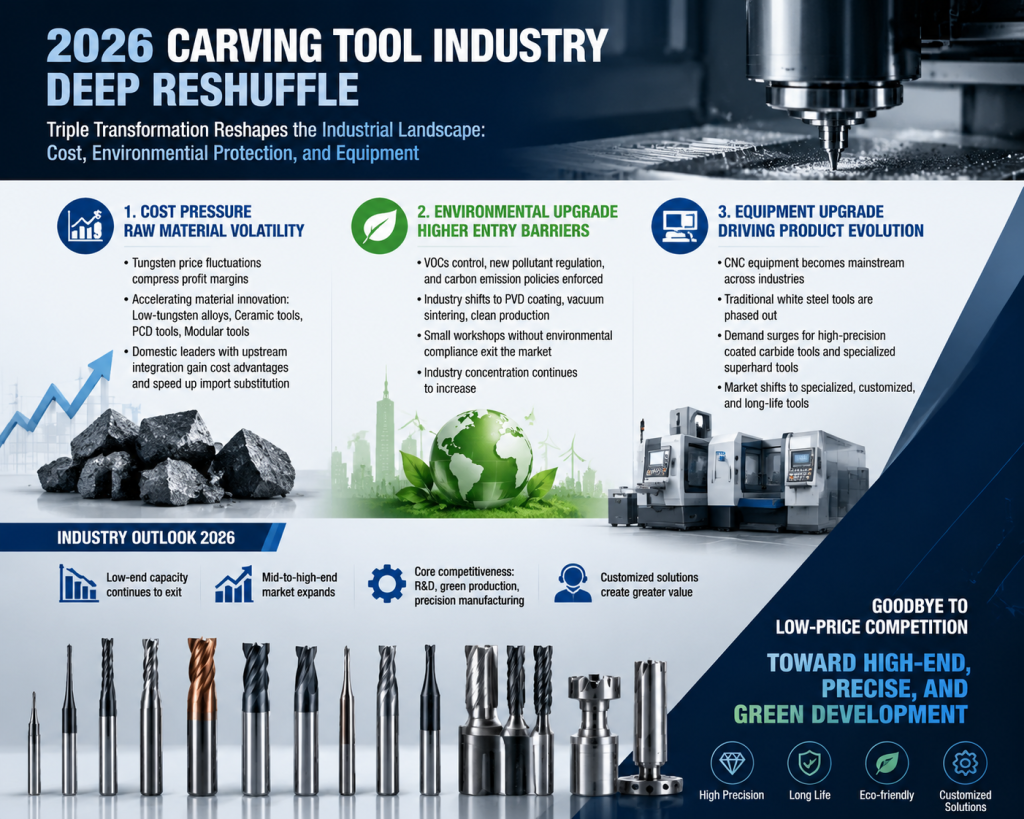 Carving tool industry transformation and precision cutting tools in 2026