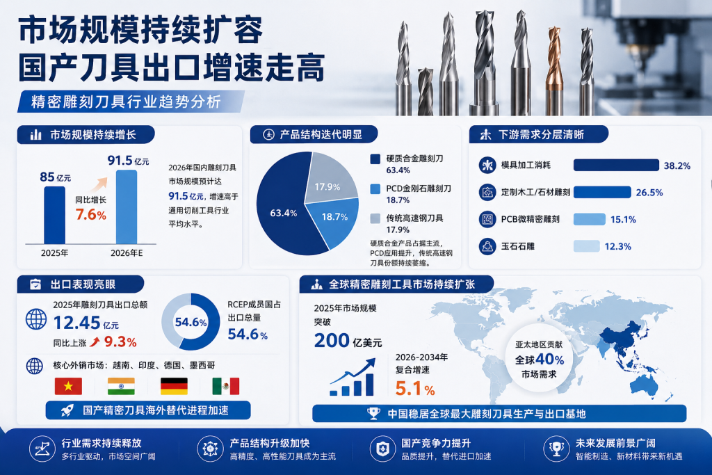Engraving tool market growth and export trends in 2026