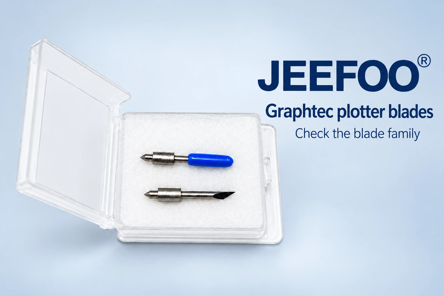 Graphtec plotter blades: check the blade family before ordering